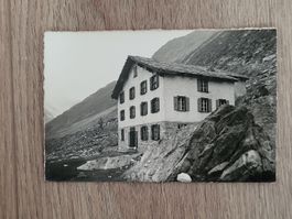 Alte Ansichtskarte, Berggasthof Almaceneralp Saas-Fee