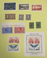 Lot diverse Block Ausschnitte mit Aarau Block
