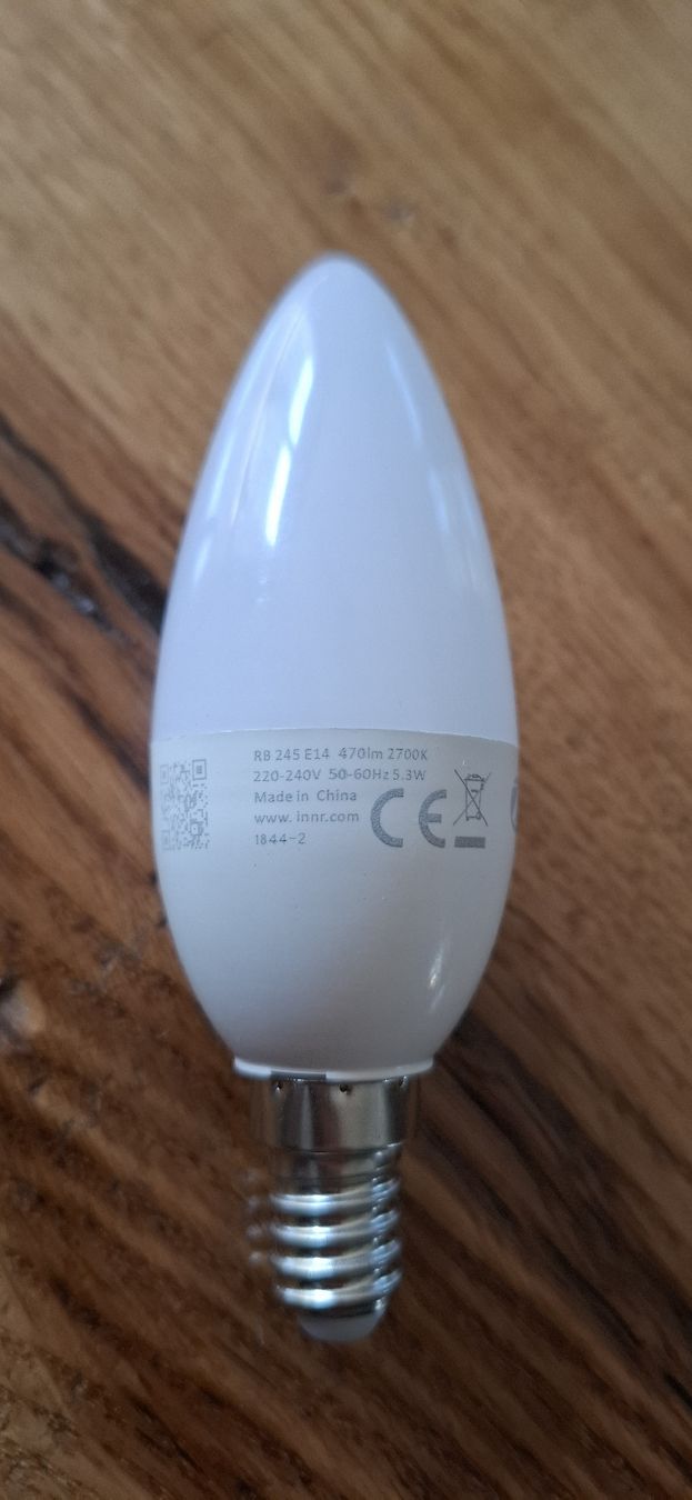 Lampade: innr Kerzenleuchte E14 470lm weiss – Usato da Guntershausen venduto da Jtattoo 1