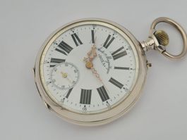 Doxa Antike Taschenuhr 800 Silber ø 62mm