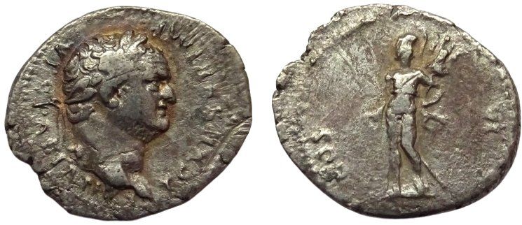 Tutti le monete: TITUS silber denar – Usato da La Sarraz venduto da classicworldcoins