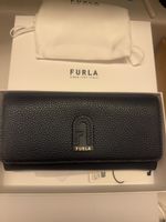 Furla Portemonnaie Leder dunkelblau mit Box neu