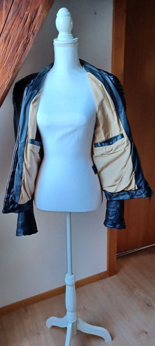 Giacche: LederJacke im Bikerstyle, Gr. 38 – Nuovo (secondo la descrizione) da Reinach AG venduto da silver_65 4