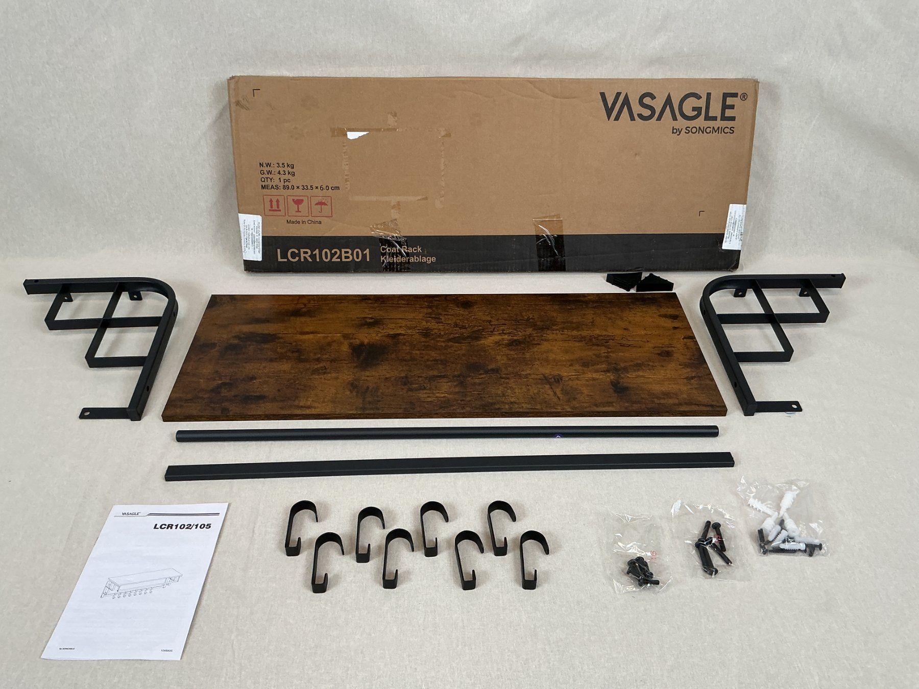 Guardaroba: SONGMICS Vasagle Wand Garderobe – Nuovo (secondo la descrizione) da Richterswil venduto da Restwert_Richterswil