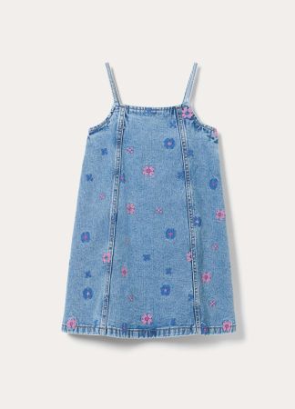 Kinderkleid Jeans Gr. 7-8 Jahre