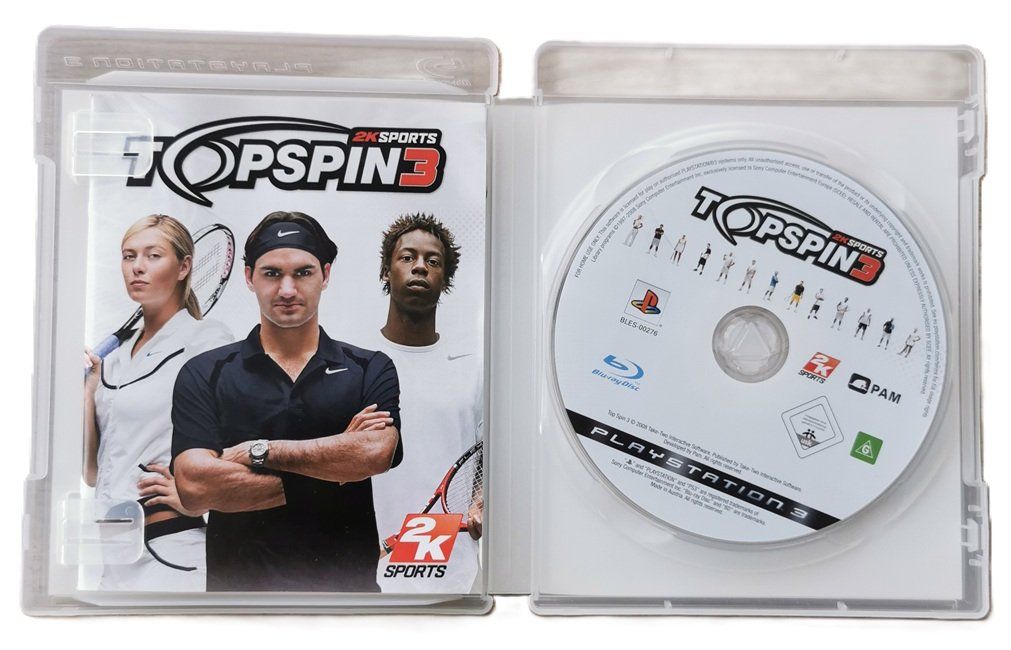 Spiele: TOP SPIN 3  (Playstation 3 Game, PS3, Roger Federer) – Gebraucht aus Wilen b. Wollerau von morethanmusic 1
