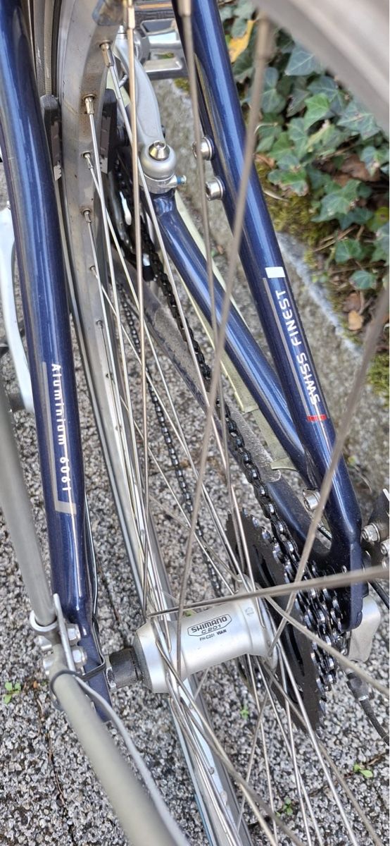 Villiger Damenvelo Aluminium 6001 blau mit Shimano Schaltung (Gebraucht ...