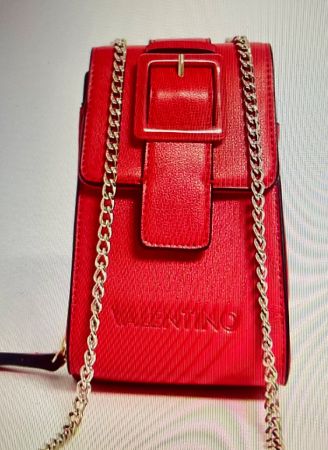 Valentino Crossbody Phone Bag, Handytasche rot