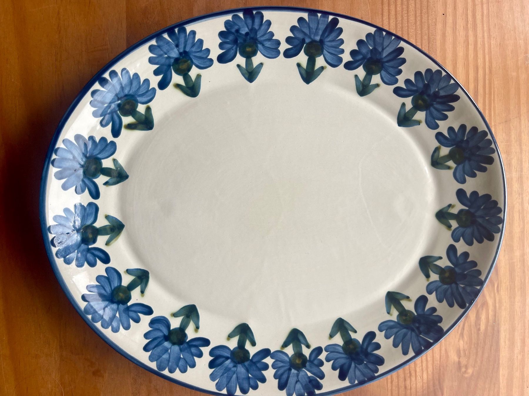 Servierplatten: Eine grosse Servier Platte oval Amerika Marke Stoneware & Co – Gebraucht aus Nussbaumen AG von HelenaDavid1910