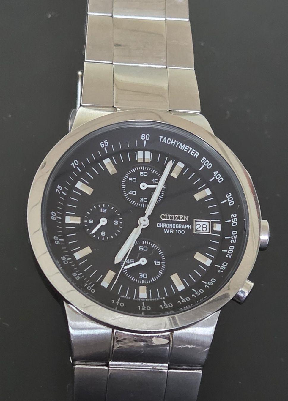 Citizen Uhren: CITIZEN Chronograph 100 WR – Gebraucht aus Brugg AG von hesobrugg