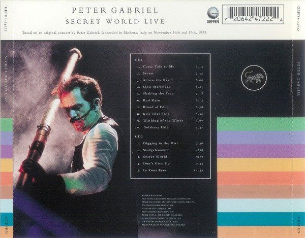 CD: Peter Gabriel – Secret World Live - b – Usato da Brittnau venduto da Zibu 1