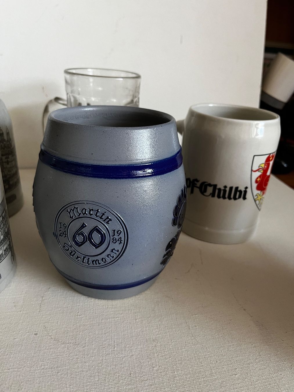 Bicchieri: Sechs Bier Krüge, Humpen – Usato da Zürich venduto da suschi04 4