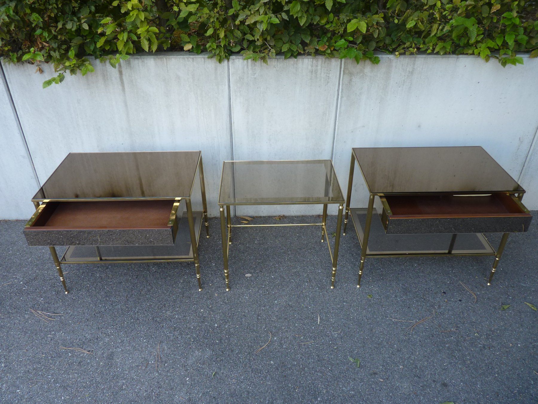 Comodini: Nachttischli mit Beistelltischli Messing/ Glas – Usato da Küsnacht ZH venduto da zoliboli01 7