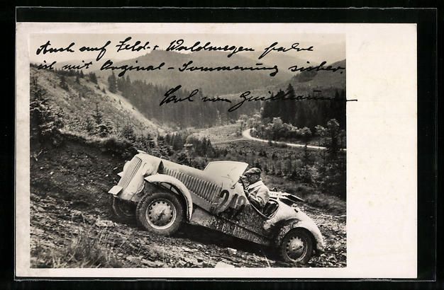 Cartoline postali: Rennfahrer Paul von Guilleaume bei einem – Usato da Berlin venduto da bartko-reher