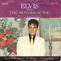 Elvis Presley  -- The wonder of you   Single7