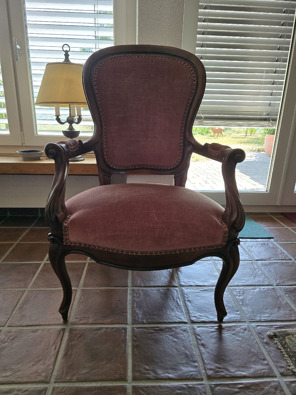 Poltrone: Polsterstuhl im Biedermeier-Stil – Usato da Würenlos venduto da Lea.Maria.Hotz 1