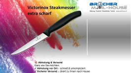 Victorinox Steakmesser extra scharfen Wellenschliff Klingen
