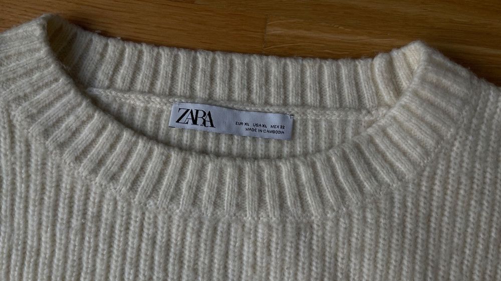 Zara pull rayé hot sale