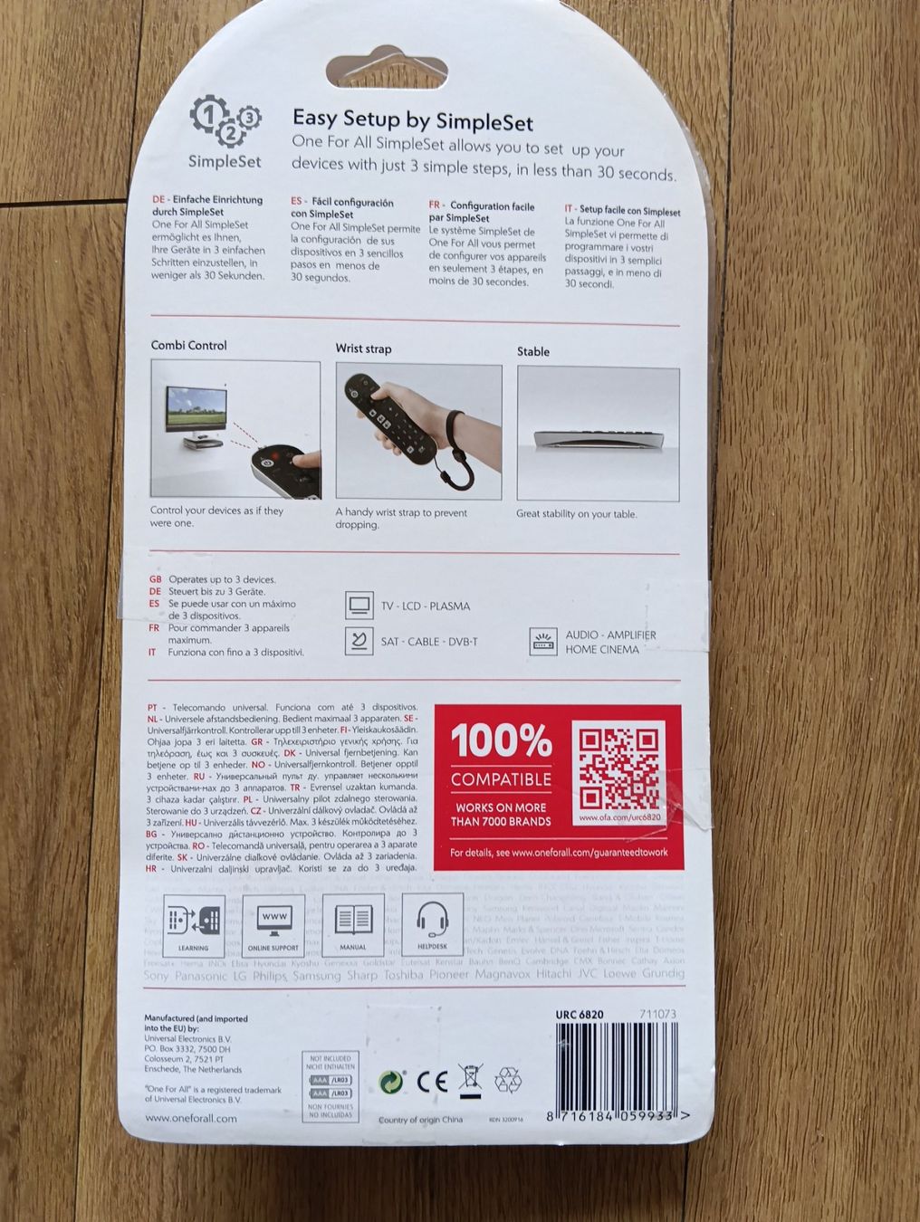 Fernbedienungen: Fernbedienung One for Zapper Neu ! – Gebraucht aus Kleindietwil von kon_9nml 1