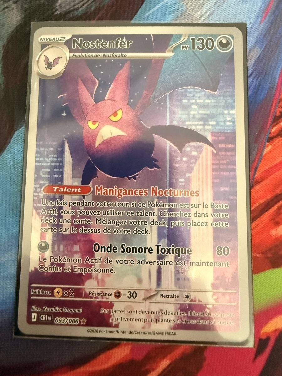 Pokémon Carte collezionabili: Nostenfer FR chaos ascendant  – Nuovo (secondo la descrizione) da Pensier venduto da Looping56