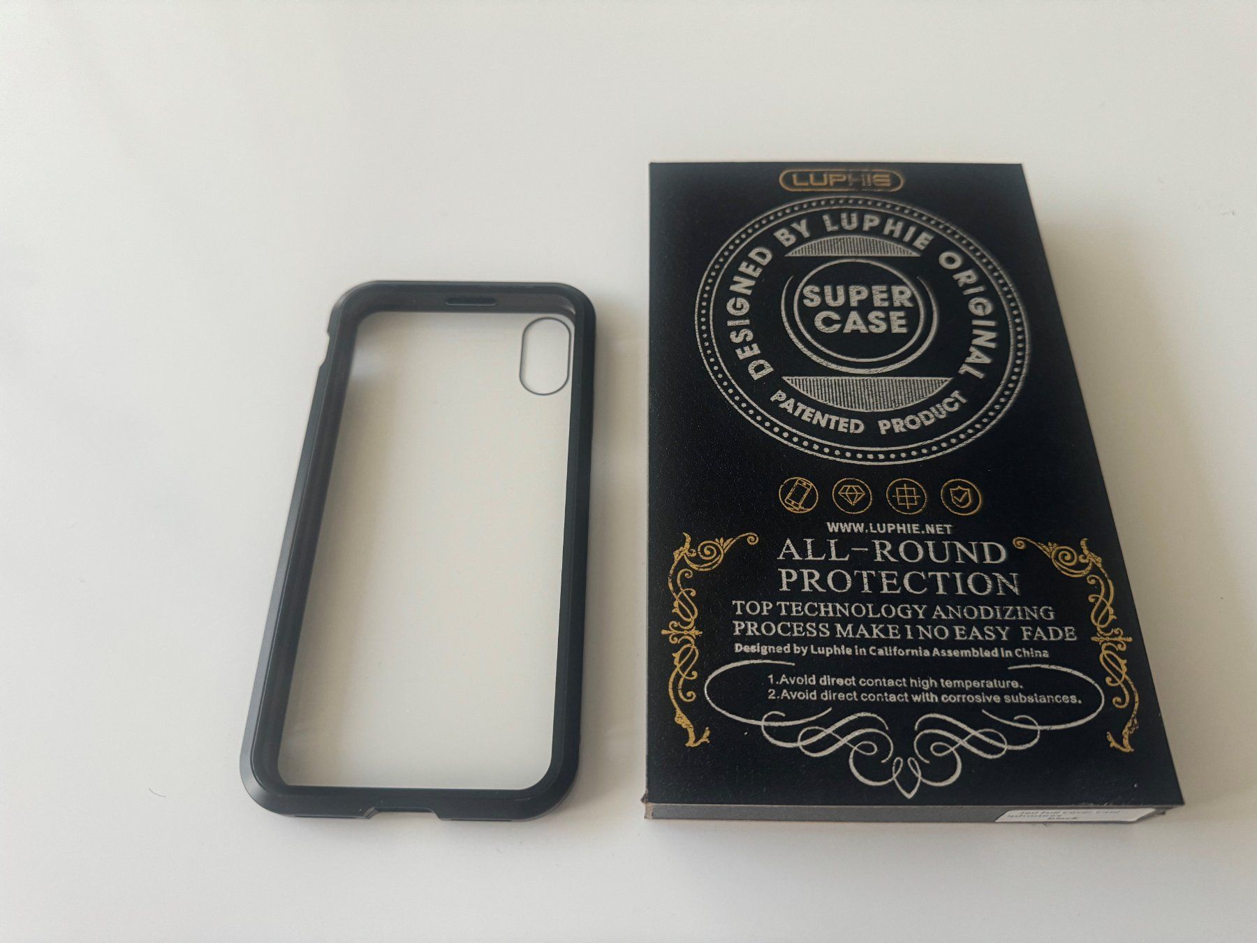 Apple Cover & Protezioni schermo: Neue LUPHIE iPhone XS Schutzhülle – Nuovo e nell'imballaggio originale da La Chaux-de-Fonds venduto da Arctic_Star 3