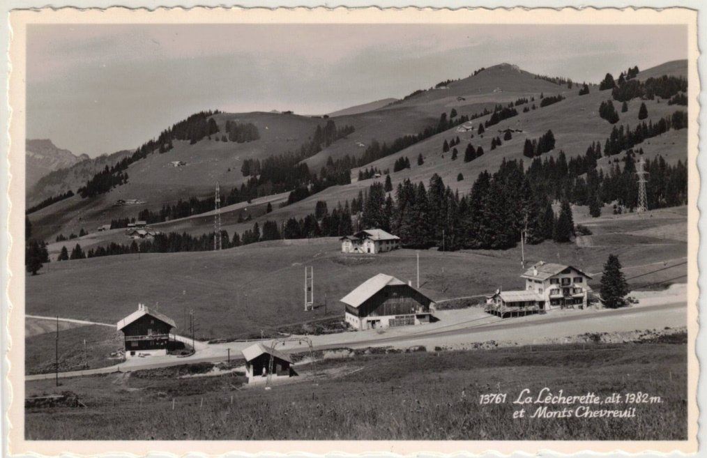 Cartoline postali: Col des Mosses -  Restaurant + Skilift Lécherette – Usato da Binningen venduto da Mountainrider