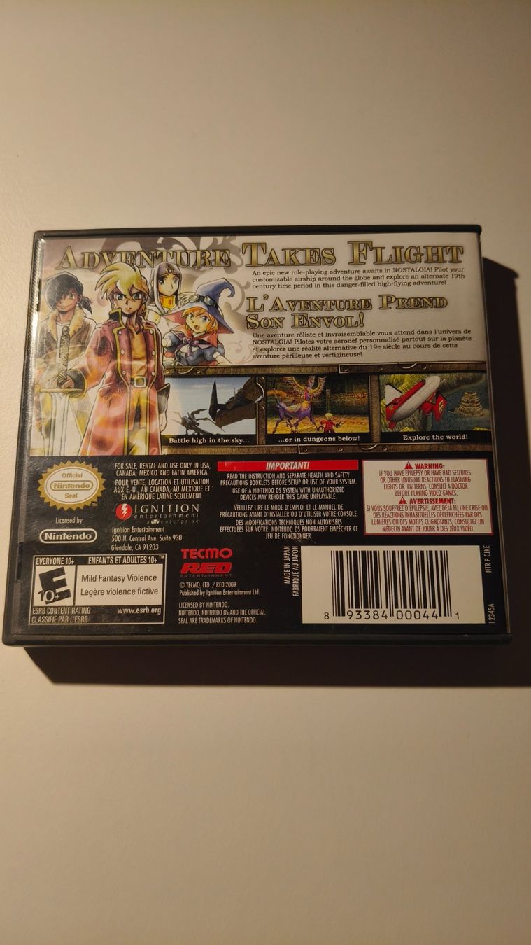Nintendo Spiele: Nostalgia DS – Gebraucht aus Nyon von aar_g6pl 1