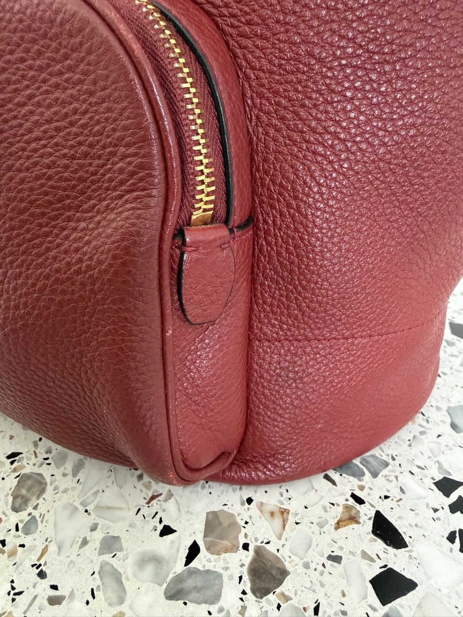 Prada Borse da donna: Prada Vitello Daino Bagpack Rubino – Usato da Zürich venduto da bgg 3