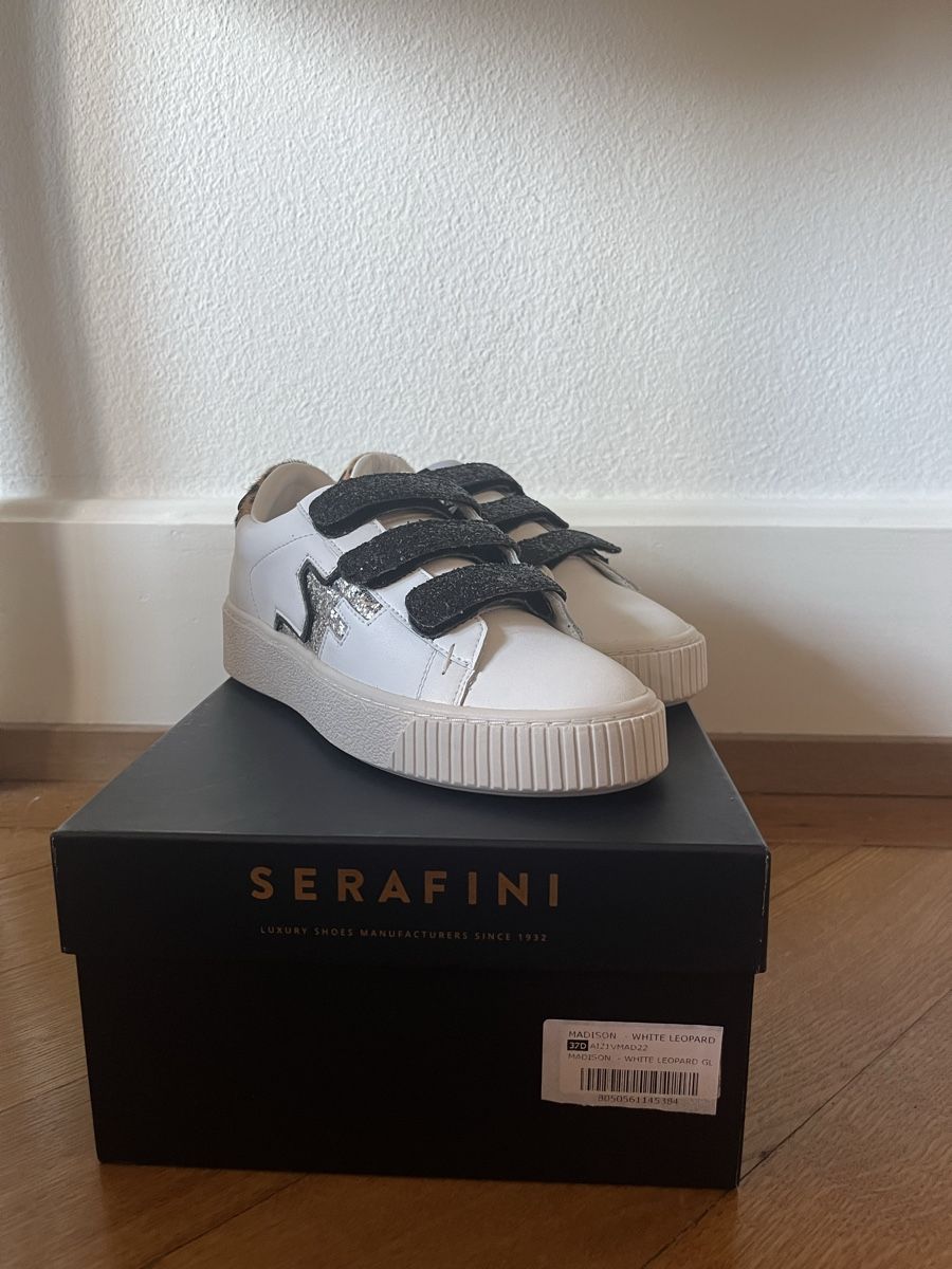 Damenschuhe: Baskets Serafini Madison léopard blanc – Neu und originalverpackt aus Lausanne von mprevst 5