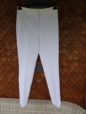 Elegante Zara Chino-Hose weiss Gr. S - 240746