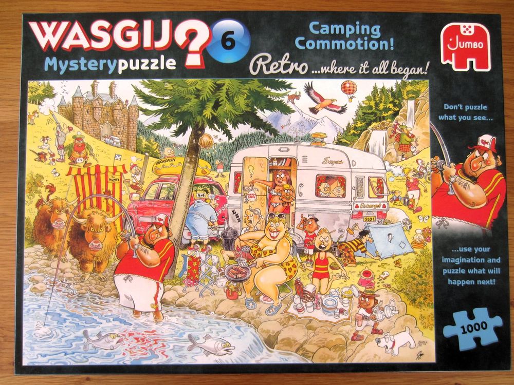 WASGIJ-Puzzle Nr. 6 - Mystery Retro - Camping Chaos 1000er | Kaufen Auf ...