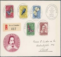 1956 - Pro Juventute - FDC ET - Ersttag Voll Stempel - Luder