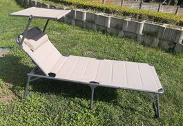 Lettino pieghevole da giardino