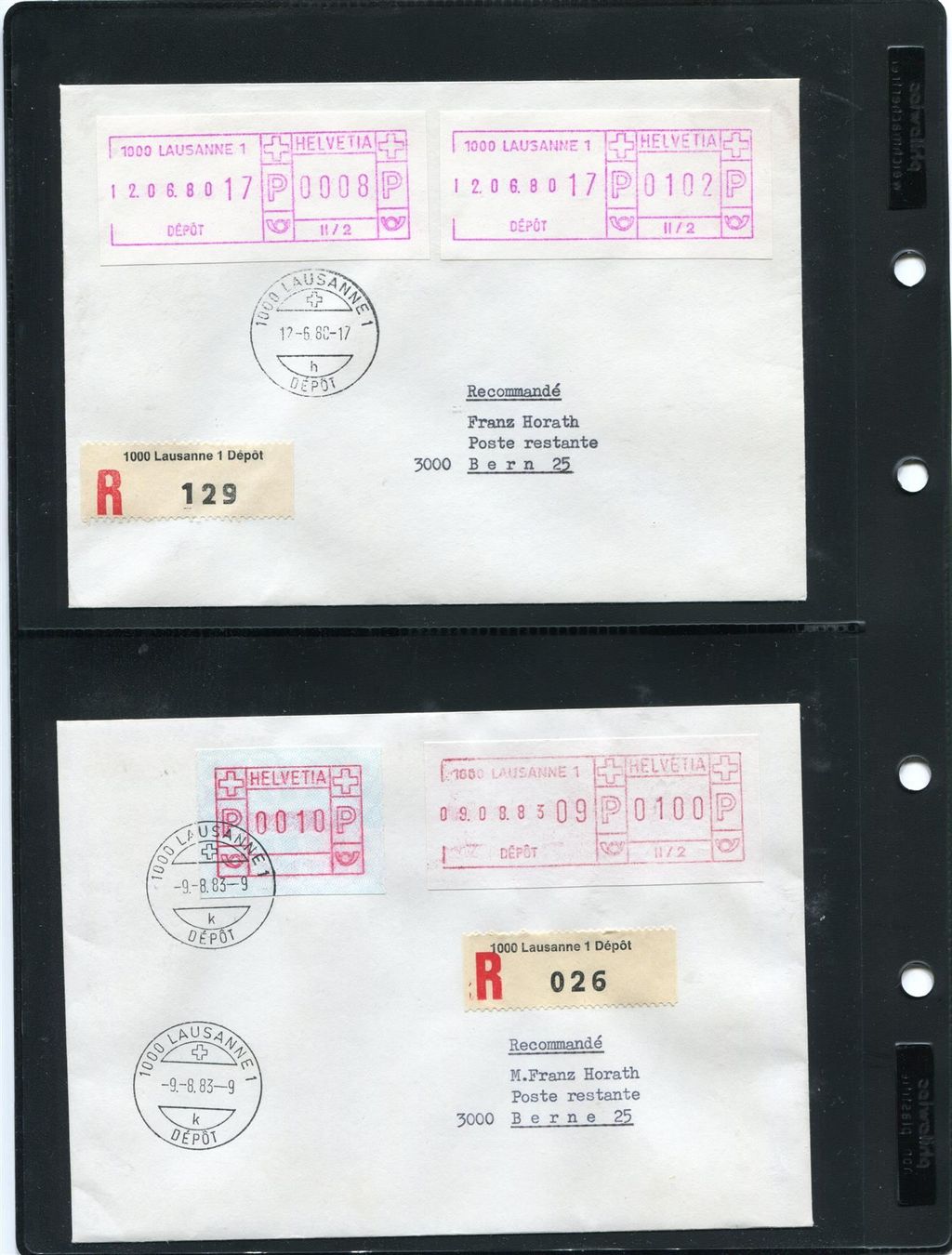 Timbri: Schalterfreistempel-Sammlung in 12 Alben – Usato da Winterthur venduto da Kyoung 6