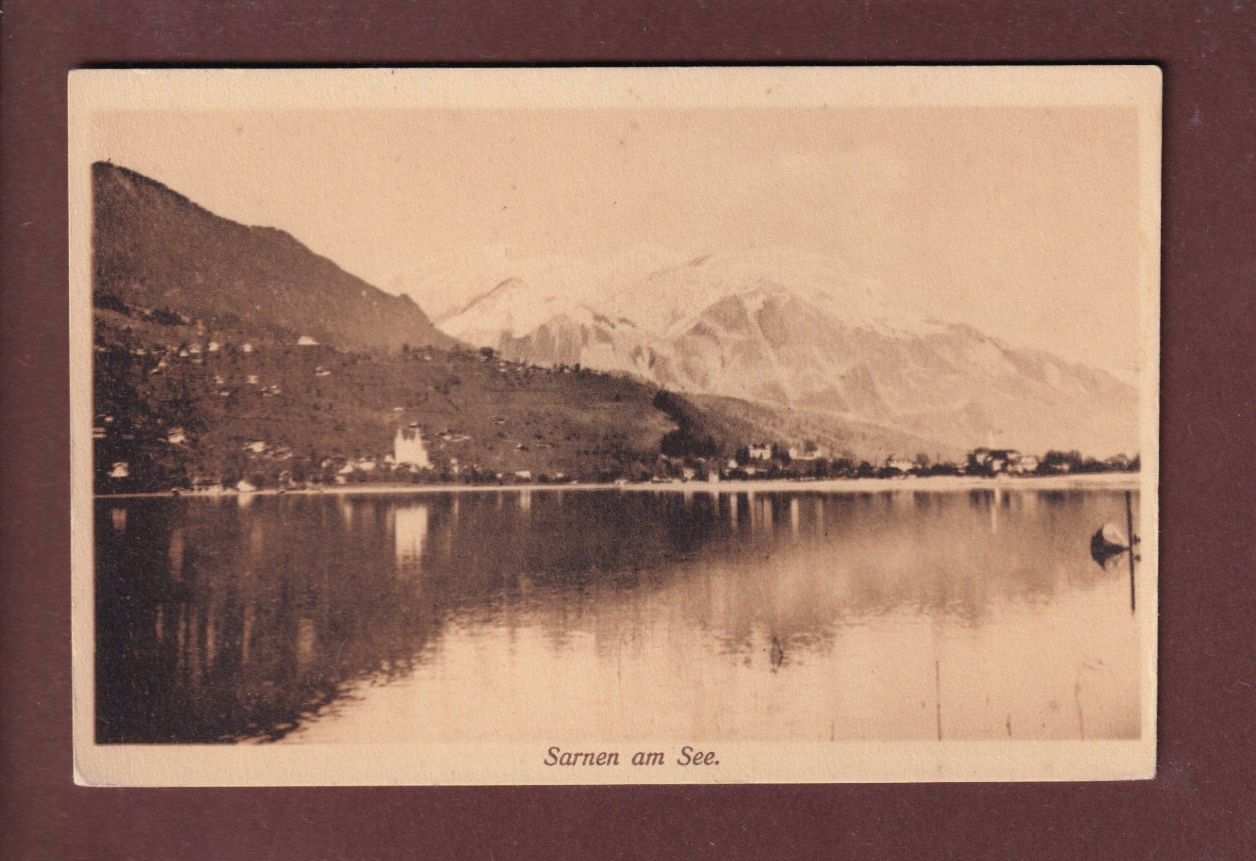 Cartoline postali: SARNEN am See – Usato da Pully venduto da nicecards