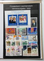 Liechtenstein Fürstentum Jahresausgabe 1992 und 1993