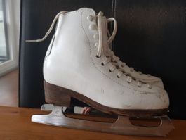 Profi-Eiskunstlaufschuhe WIFA, Mädchenschuh, ca. Grösse 33