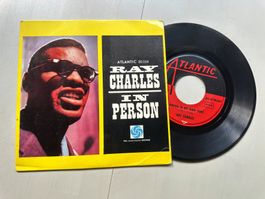 RAY CHARLES tolle In Person Single EP Sweden Jazz Funk Soul