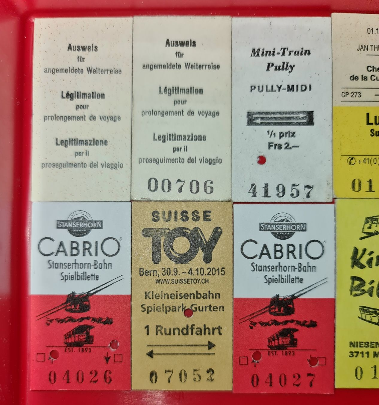 Banknoten: billets Edmondson / lot. – Gebraucht aus Cortaillod von signep 3