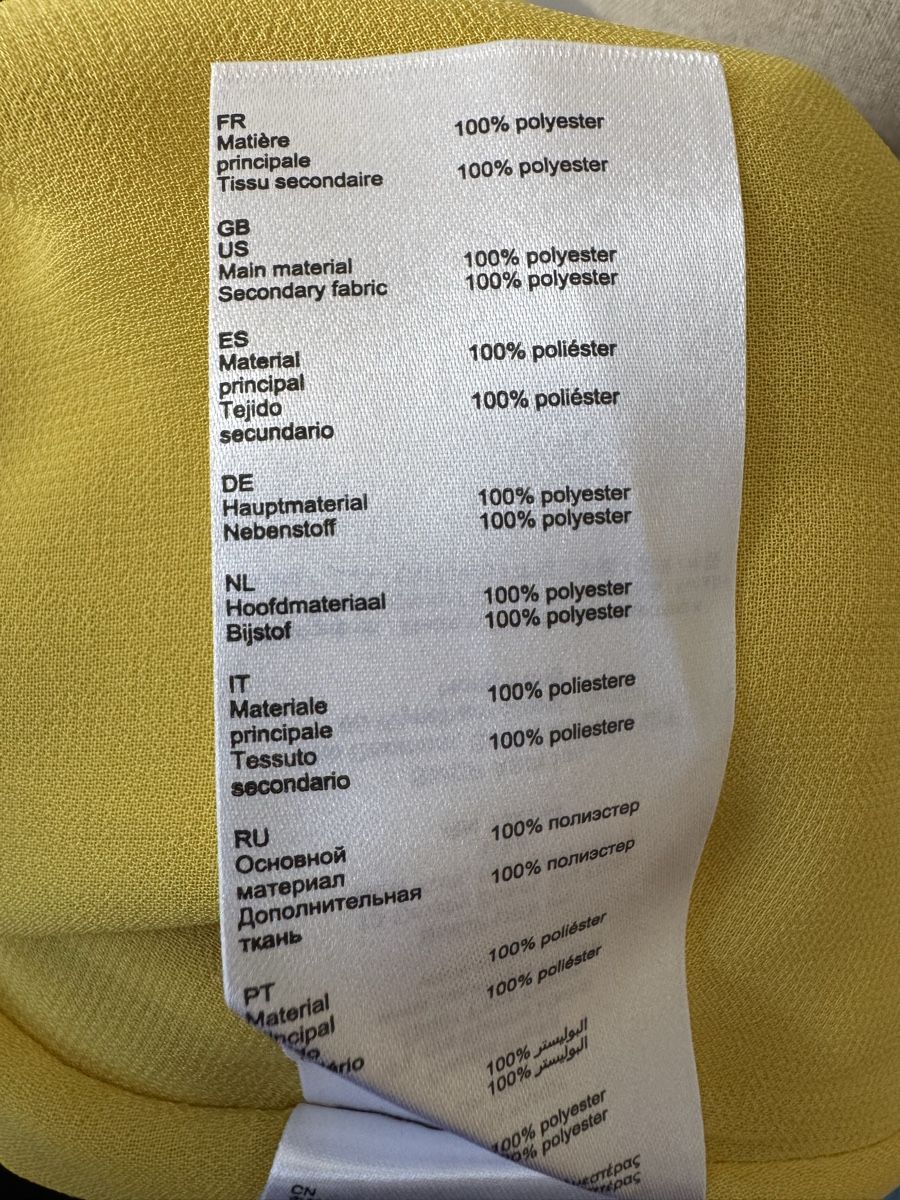 Claudie Pierlot Vestiti: Robe Claudie Pierlot, jaune, taille 36 – Nuovo (secondo la descrizione) da Morges venduto da sandy069 4