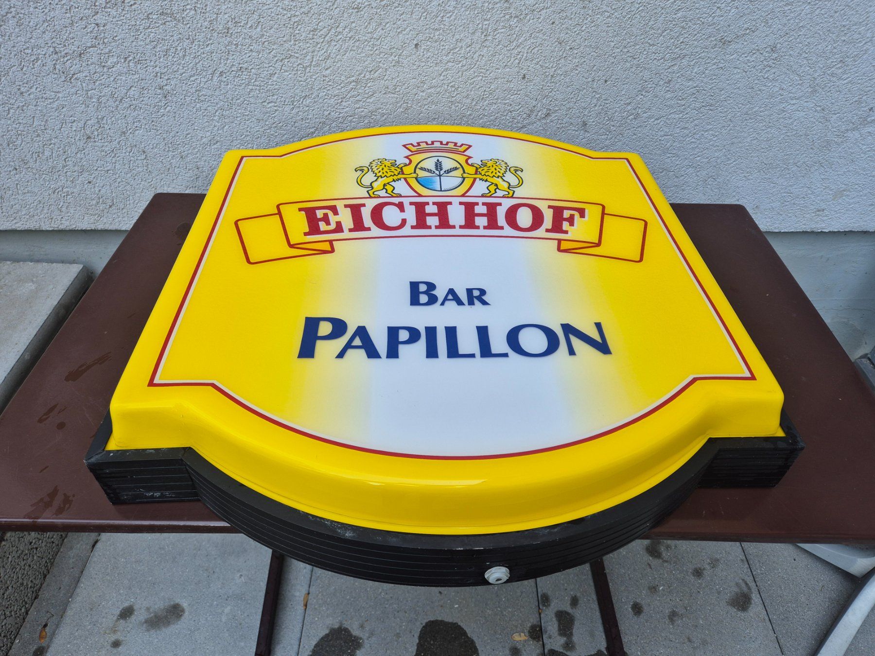 Lampade: Leuchtreklame Bier Brauerei Eichhof – Usato da St.Gallen venduto da Stocken64 1
