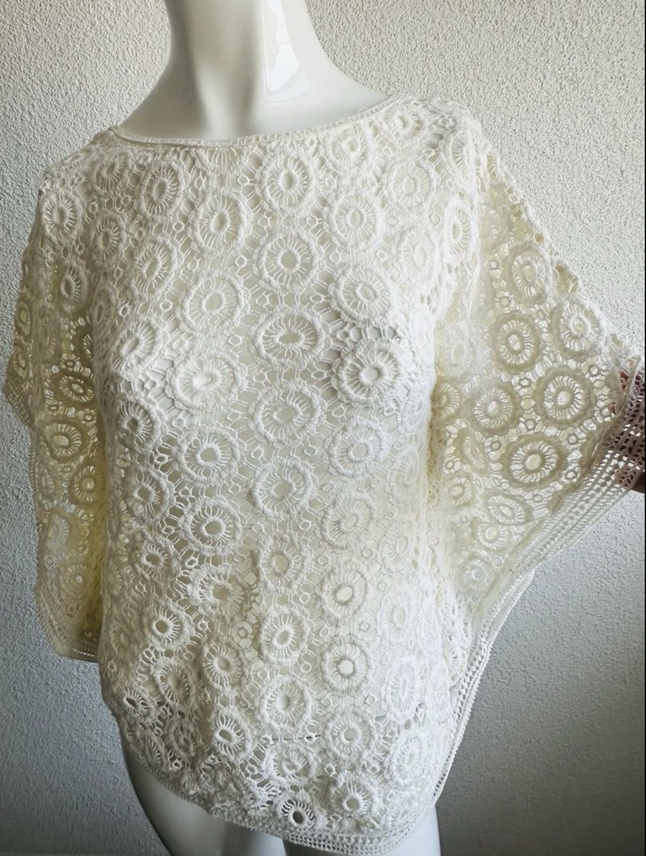 Cream Chemisiers: Cream Crochet Top  Size S/M – D'occasion à Vevey par ledidream 8
