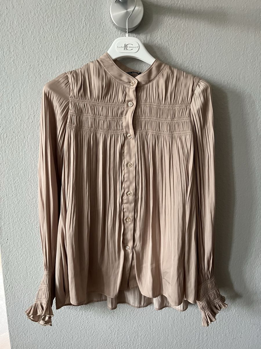 Blusen: Bluse Marc Aurel, Gr. 34, beige – Gebraucht aus Solothurn von Brini06