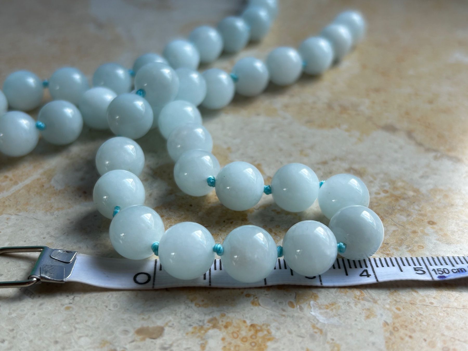 Catenine: Steinkette Aquamarin (52cm) – Usato da Dittingen venduto da Bellevista 9