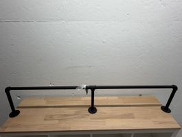 Kleiderstange Industrial Design schwarz guter Zustand