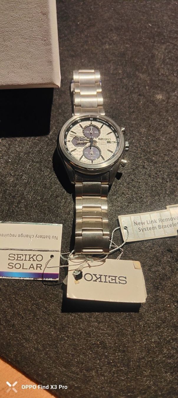 Seiko Uhren: Seiko Solar Chronograph SSC761P1 - Top Zustand – Neu und originalverpackt aus eglisau von szakal 1