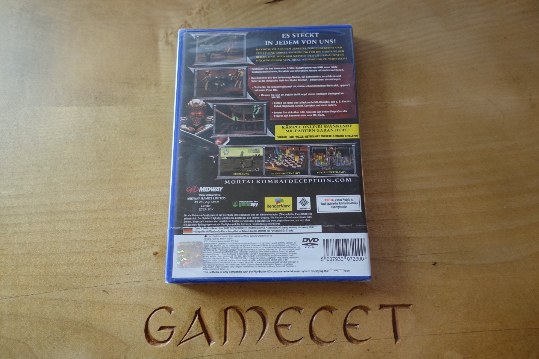 Sony Giochi: Mortal Kombat: Deception – Nuovo e nell'imballaggio originale da Steinach venduto da Gamecet 5