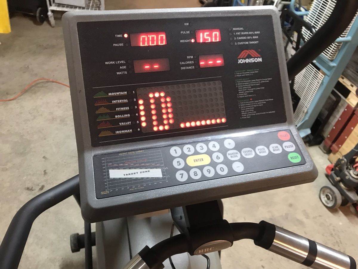 Hometrainer: Johnson Heimtrainer Ellipsentrainer -Crosstrainer Top Profi – Usato da Neuenhof venduto da Tvr2 3