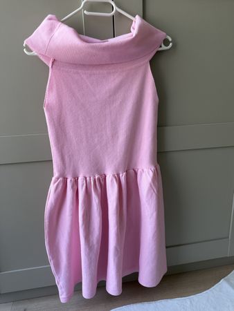 Strickkleid ärmellos rosa - Grösse S