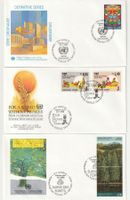 UNO-in Schweizer Währung: 6 FDC 1988